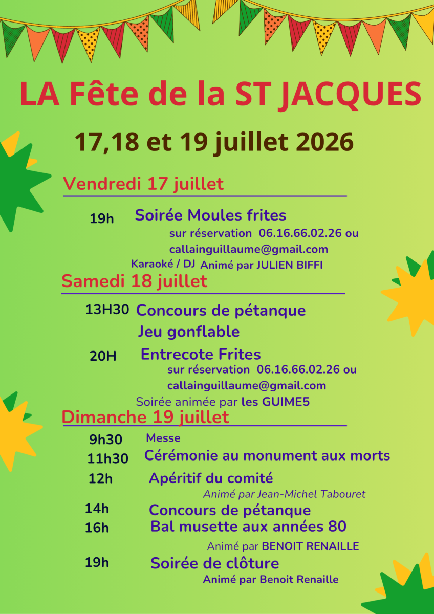 FÊTE DE LA ST JACQUES À MONTESQUIEU-LAURAGAIS