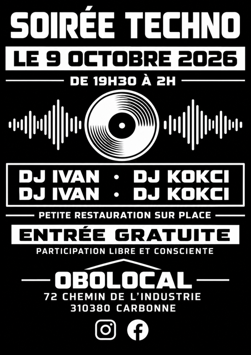SOIRÉE TECHNO