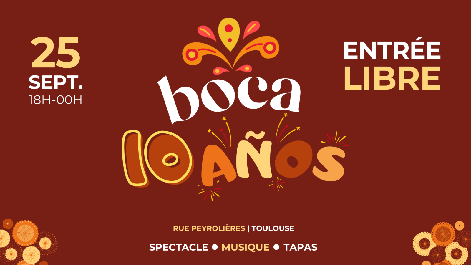 Boca fête ses 10 ans ! Spectacle, DJ set, concert