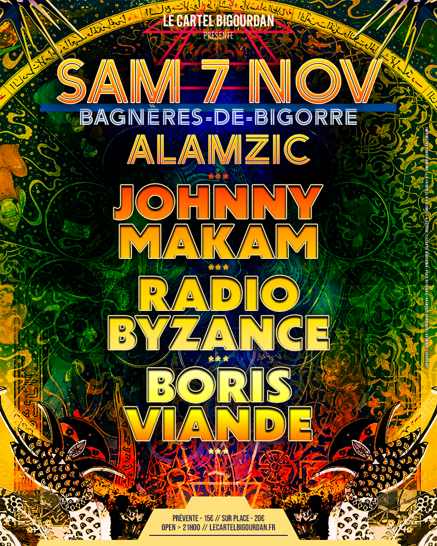 Concert Balkan - Radio Byzance, Johnny Makam, Boris Viande