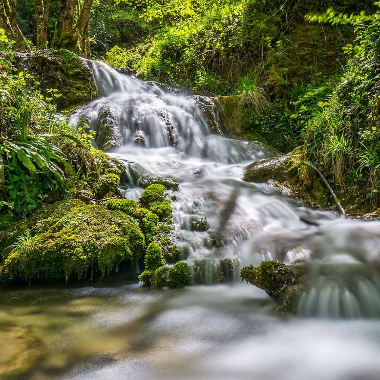 The waterfalls of Roquefort-les-Cascades