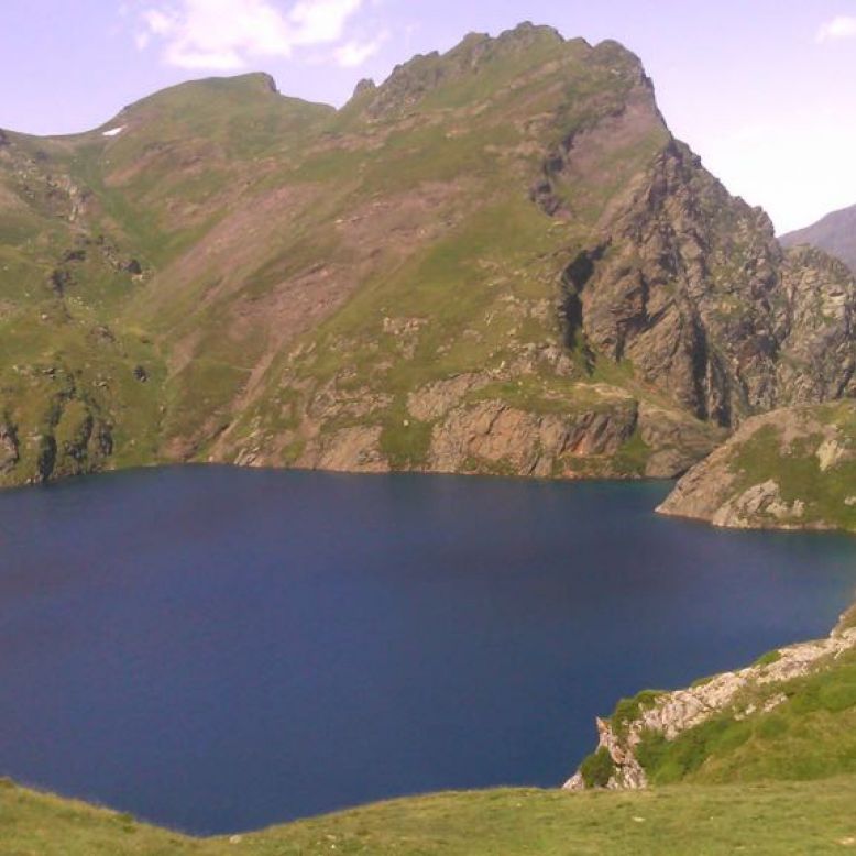 The blue lake