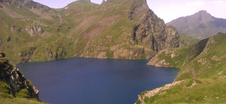 The blue lake