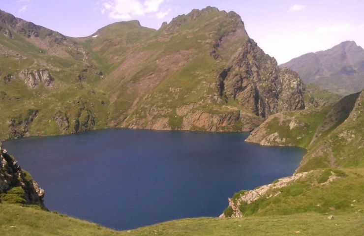 The blue lake