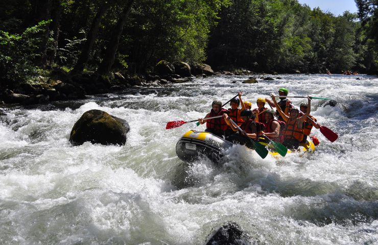 La Belle Verte : rafting