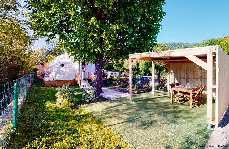 Camping de l'Adour's unusual domes