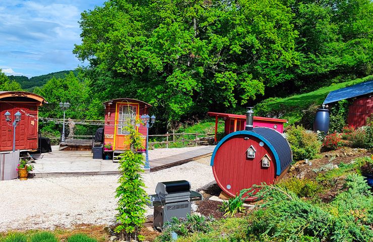 Gîte Roulottes de l'Alchimiste