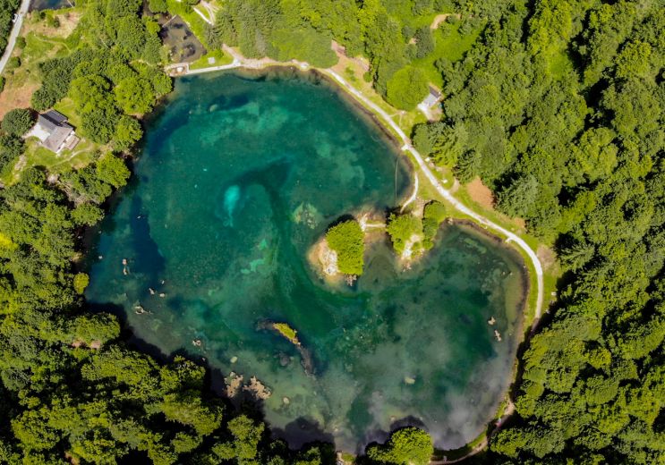 Bethmale lake in Couserans, paradise for walke ...