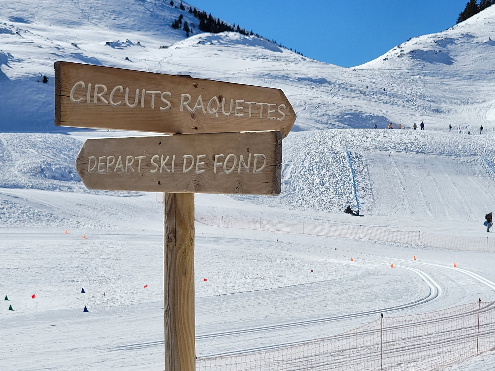 The Nordic ski resort ...