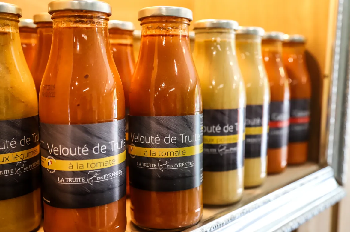 velouté de truite à la tomate