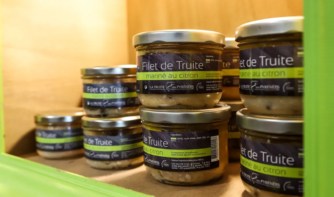 filet de truite mariné au citron