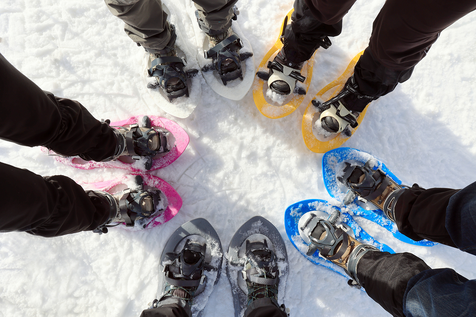 Winter snowshoeing