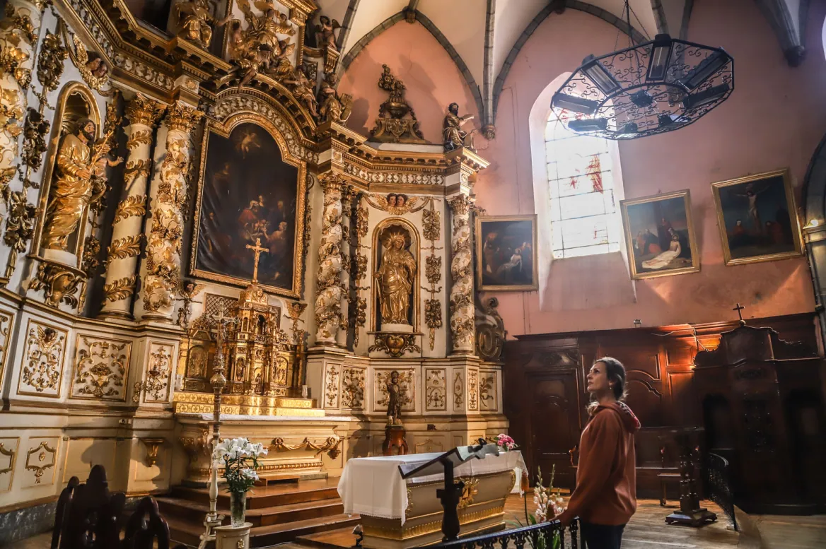 Intérieur de l’Église du XVIème de Campan