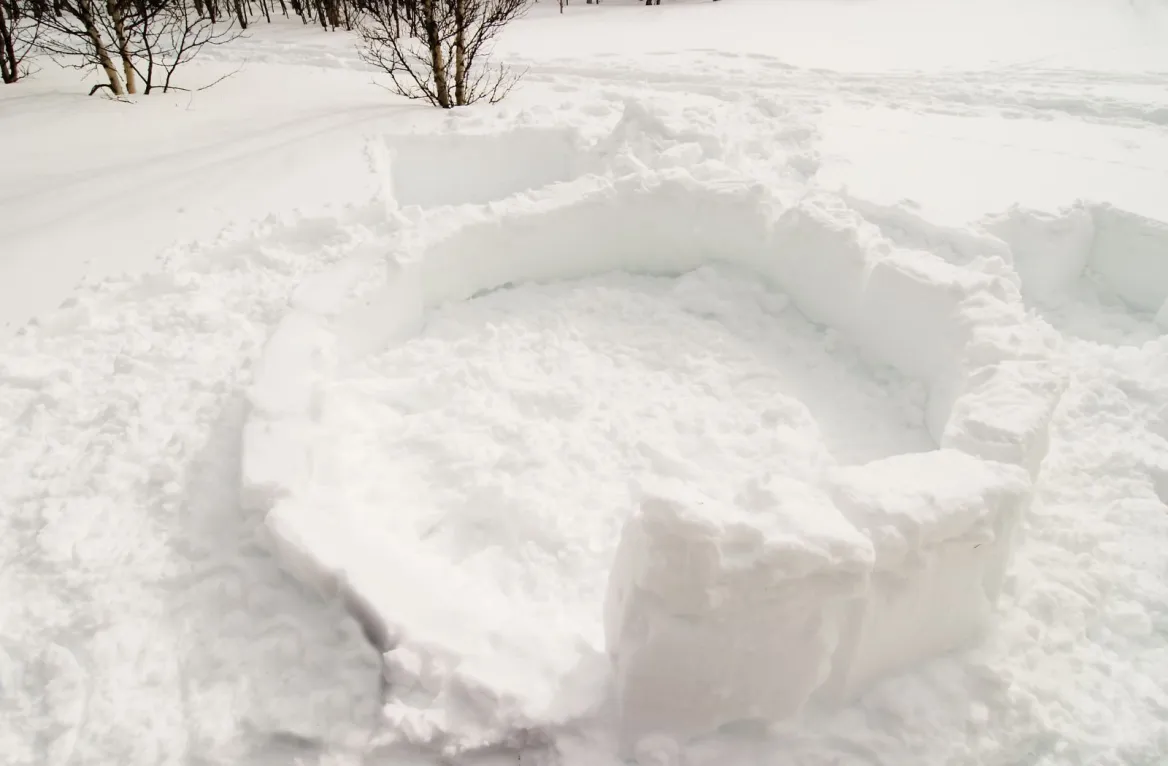 fabrication igloo station beille