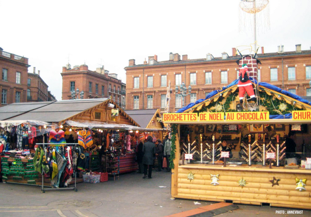 Mercado navideño de Toulouse