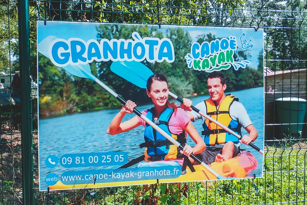 Canoe on the ariege