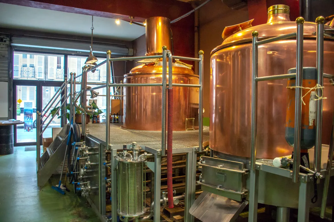 Les immenses cuves de bière