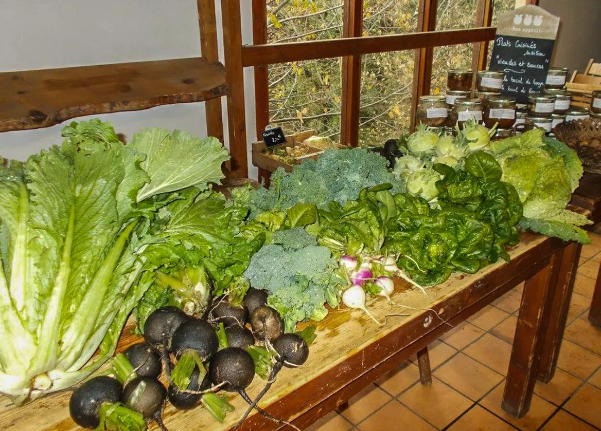 Products from the Cascades Farm