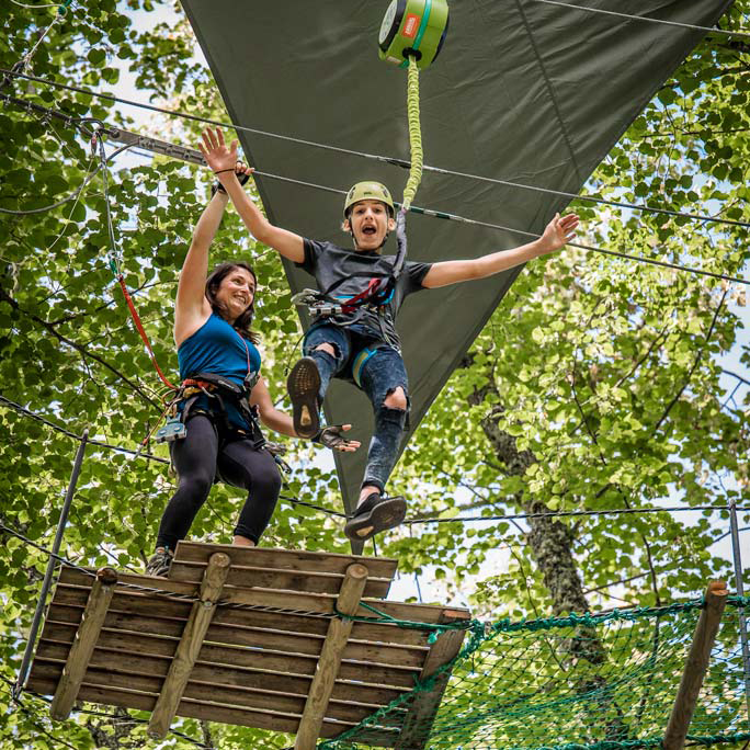 Akrobranch d'Orlu - Dare to try accrobranche in the heart of nature in Ariège
